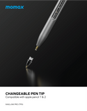 Momax TP9E Mag.Link Pro Magnetic Charging Active Stylus Pen