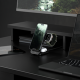 Energea MagTrio Plus Qi2 3-In-1 Wireless Charging Stand