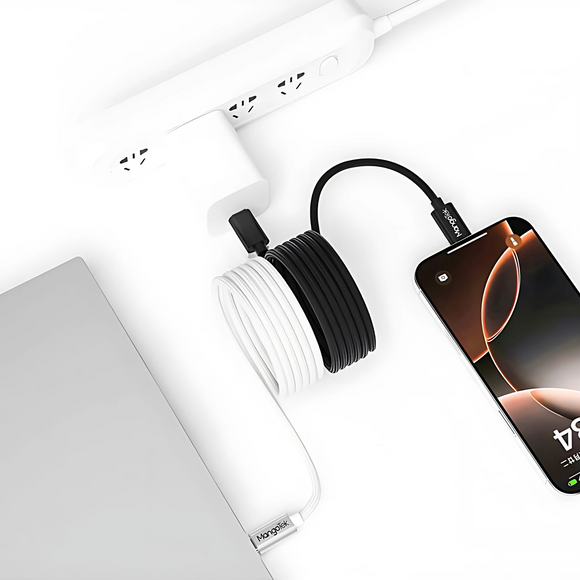 Mangotek 240W USB-C to C Magnetic Charging Cable (1M)
