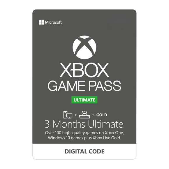 Microsoft Xbox Game Pass Ultimate (3-Months) - Digital Code
