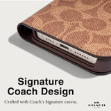 Coach Folio Case - Signature C iPhone Case (iPhone 15 Pro / 15 Pro Max)