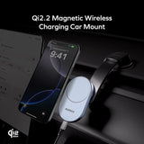 Momax 1-Move Q.Mag 25W Magnetic Wireless Charging Car Mount (Features active cooling technology)
