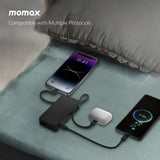 Momax 1-Power Vital+ 10000mAh Built-In Lightning & USB-C Cable (CCC Certification)