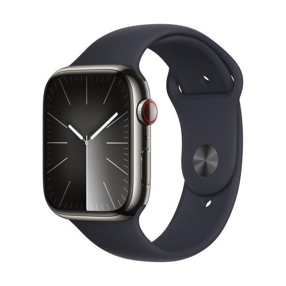 Apple Watch Series 9 - GPS + Cellular - Stainless Steel - 45mm