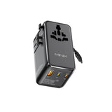 Minix TP100 100W Travel Adapter w/ Retractable Cable