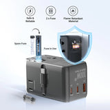 Minix TP100 100W Travel Adapter w/ Retractable Cable